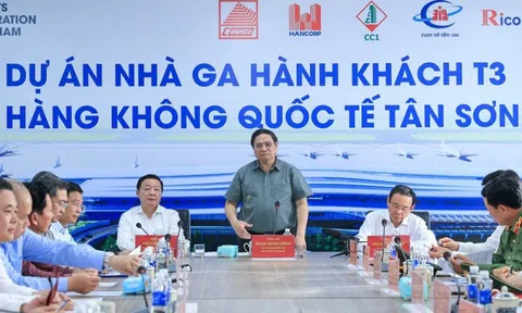 Thủ tướng: Phấn đấu hoàn thành ga T3 Tân Sơn Nhất đúng dịp 30/4/2025